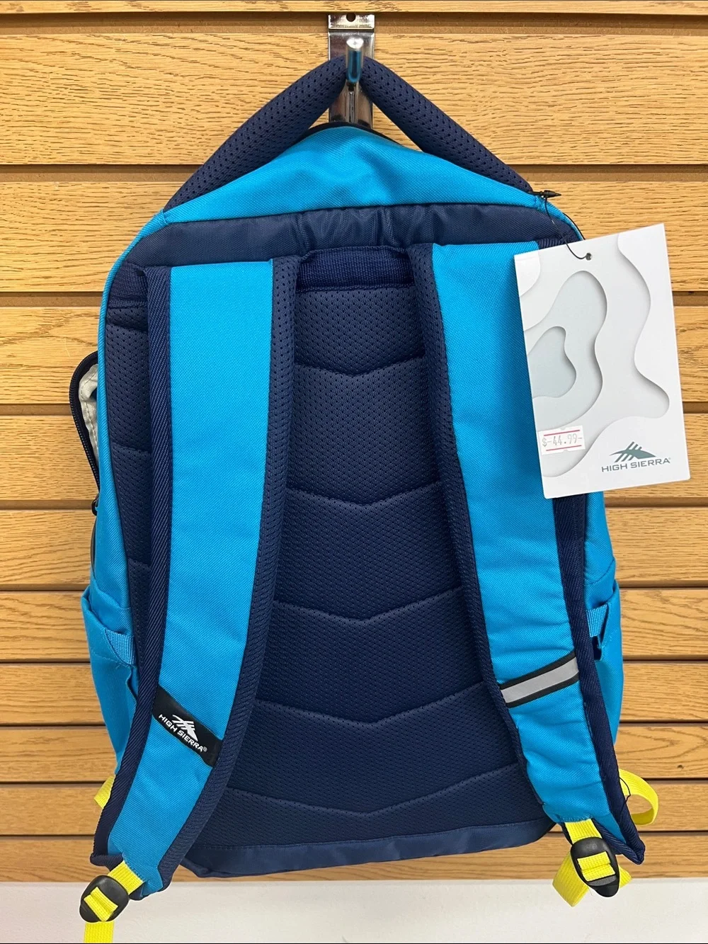 High Sierra Bright Blue & Yellow Daypack Backpack